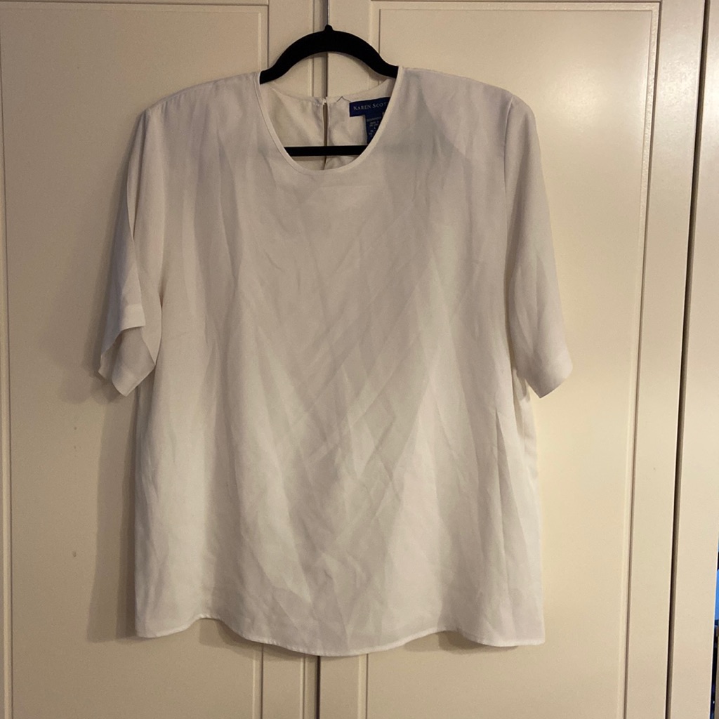 White Blouse Shell